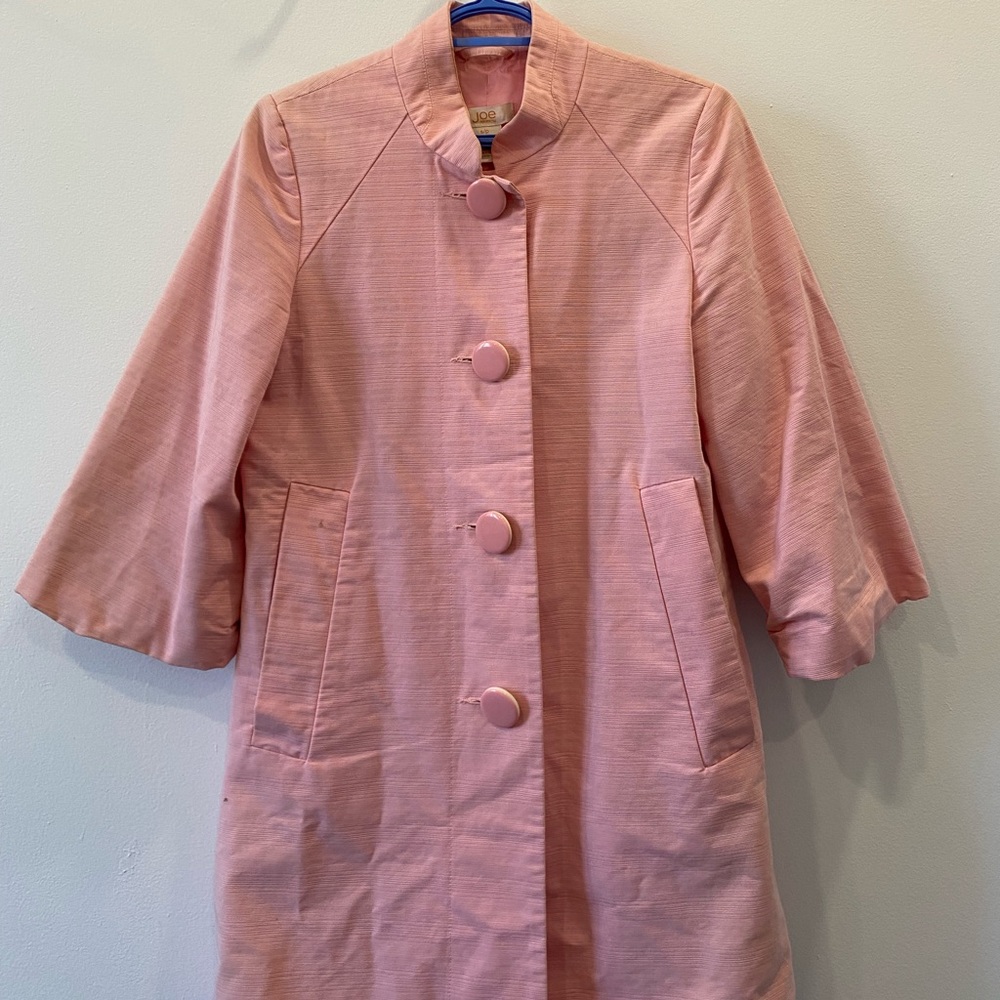 JOE FRESH Pink 3/4 sleeve coat